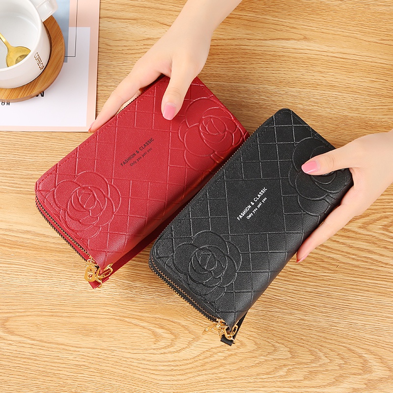 AND / COD / DOMPET PANJANG WANITA DOMPET PANJANG WANITA IMPORT KOREA KULIT  ISI BANYAK RUANG Dompet Wanita Panjang Dompet Import Real Pict Dompet Cantik  Dompet Panjang Wanita Import Trendy Murah DOMPET SIMPLE MUDA DIBAWA KEMANA SAJA DOMPET PANJANG D57