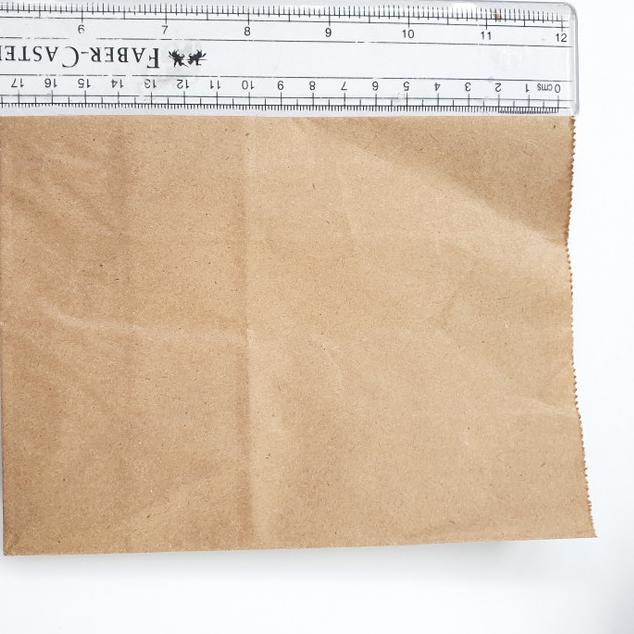 

mrc>!508 KANTONG KERTAS PAPER BAG COKLAT ROTI Kraf Kraft Gorengan XS Kecil