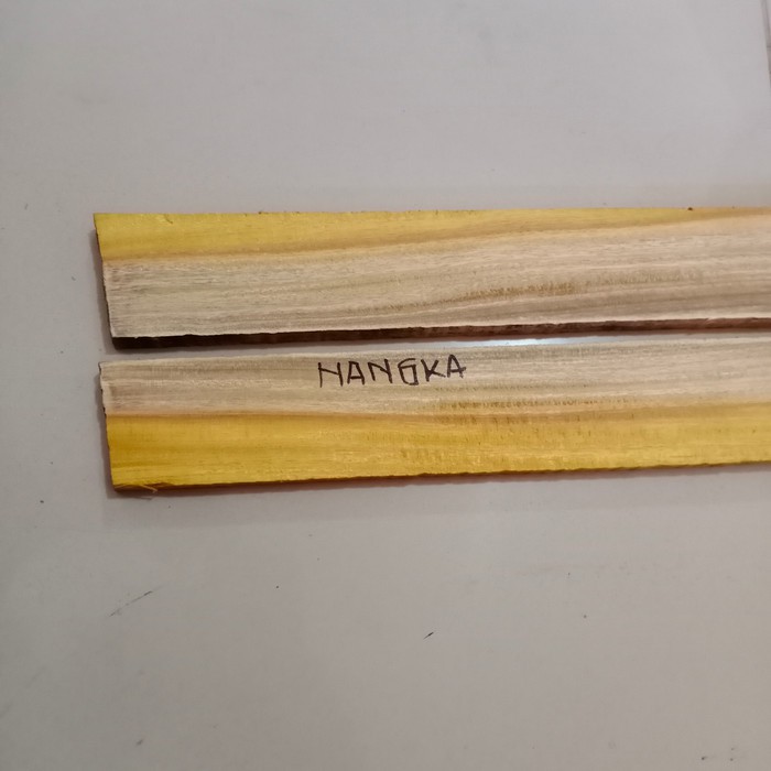 Kayu Nangka 14mm X 5cm X 93cm Kayu Lis Kayu Keras Untuk Kerajinan Sudah Diserut Shopee Indonesia