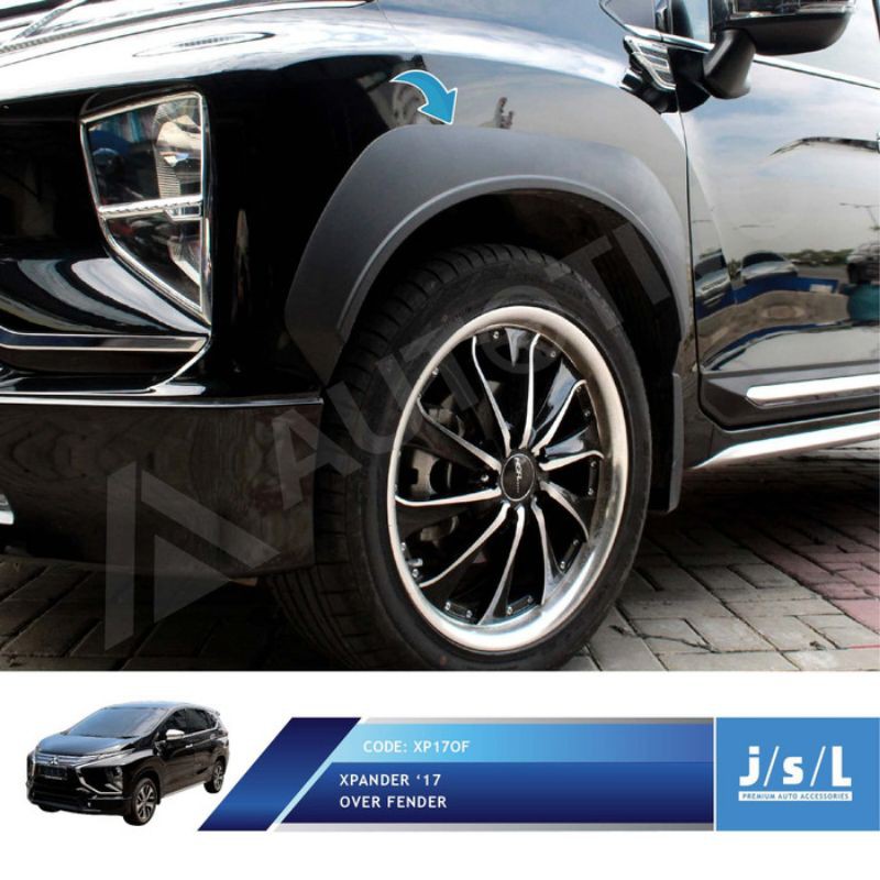 Mitsubishi Xpander Over Fender Model Original / Aksesoris Mobil ORI JSL