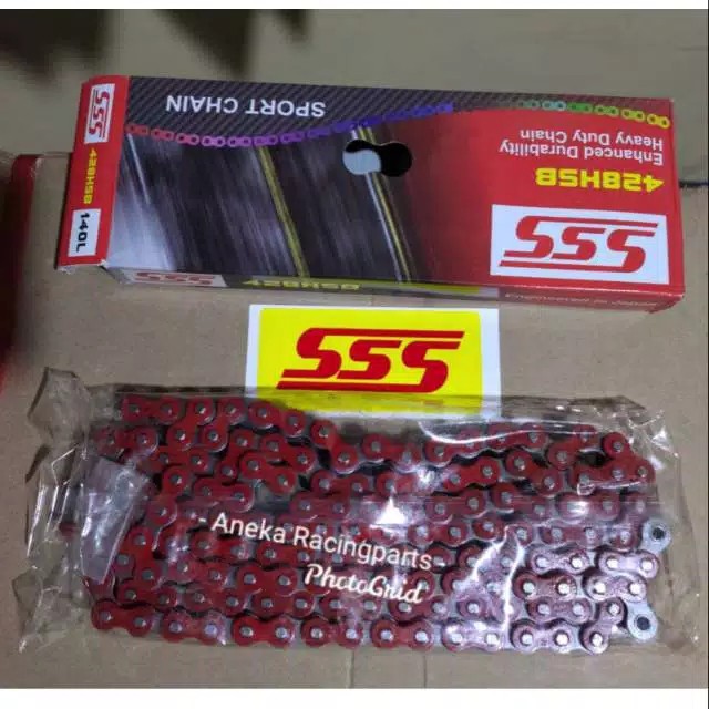 Rantai sss 428 140 hsb klx crf vixion r15 ninja dll / rantai klx crf sss 428 140 hsb