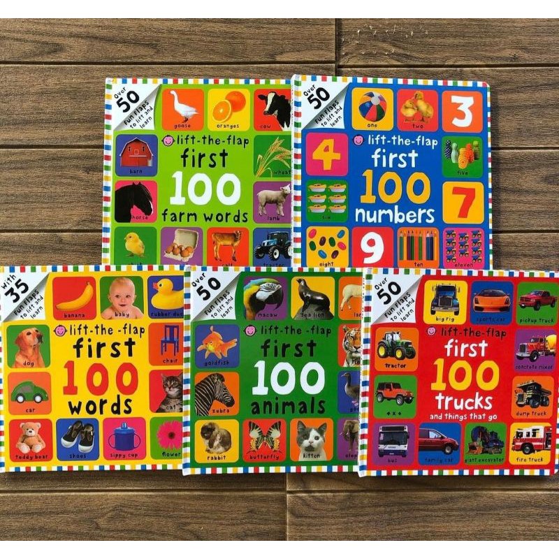 Lift Flap Activity Baby Book 100First Lift the Flap