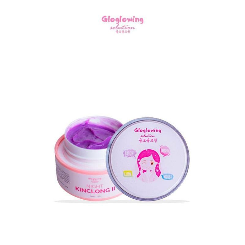 Gloglowing Night Cream Kinclong 2 BPOM
