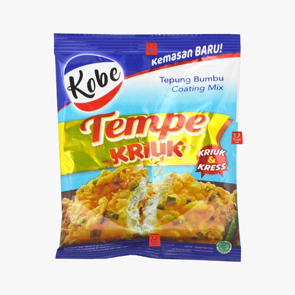 

Kobe Tepung Tempe Kriuk Tepung Bumbu Tempe Goreng Kriuk - 70gr