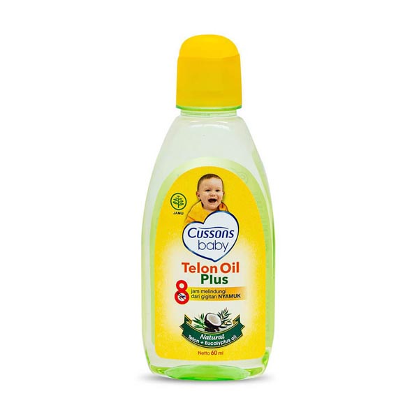 [60ML] [BPOM] Cussons Baby Telon Oil Plus Natural - Minyak Telon Bayi 60ml_Cerianti