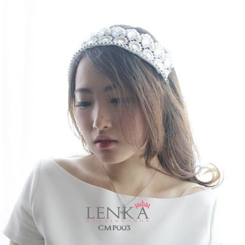 [SIAP KIRIM] HEADPIECE PESTA PERNIKAHAN MAHKOTA PENGANTIN BRIDE CMP003