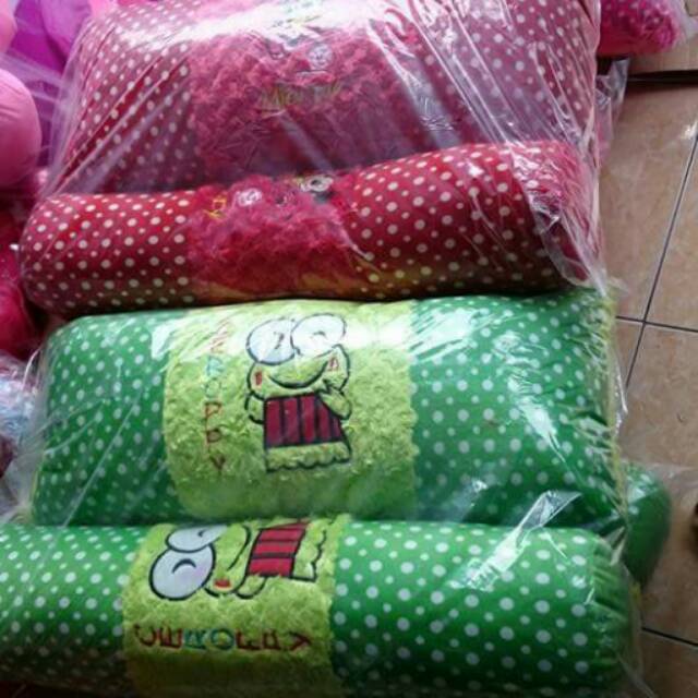 Bantal guling jumbo sepasang # bantal karakter boneka
