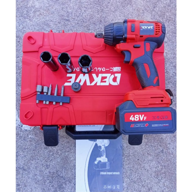 CORDLESS Impact WRENCH BRUSHLESS DEKWE 48VF
