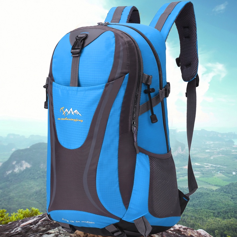 Highland Tas Ransel Pria Backpack Tas Sekolah Kerja Tas Gunung Travel Tas Punggung Anti Air TR111