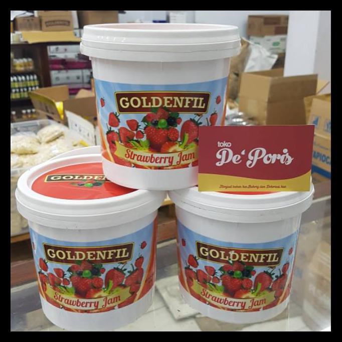 

Goldenfil 1Kg Selai Strawberry / Strawberry Jam
