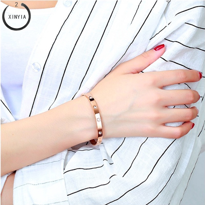 Gelang Tangan Titanium Energi Magnetik Om Mani Padme Hum Untuk Wanita C3-4