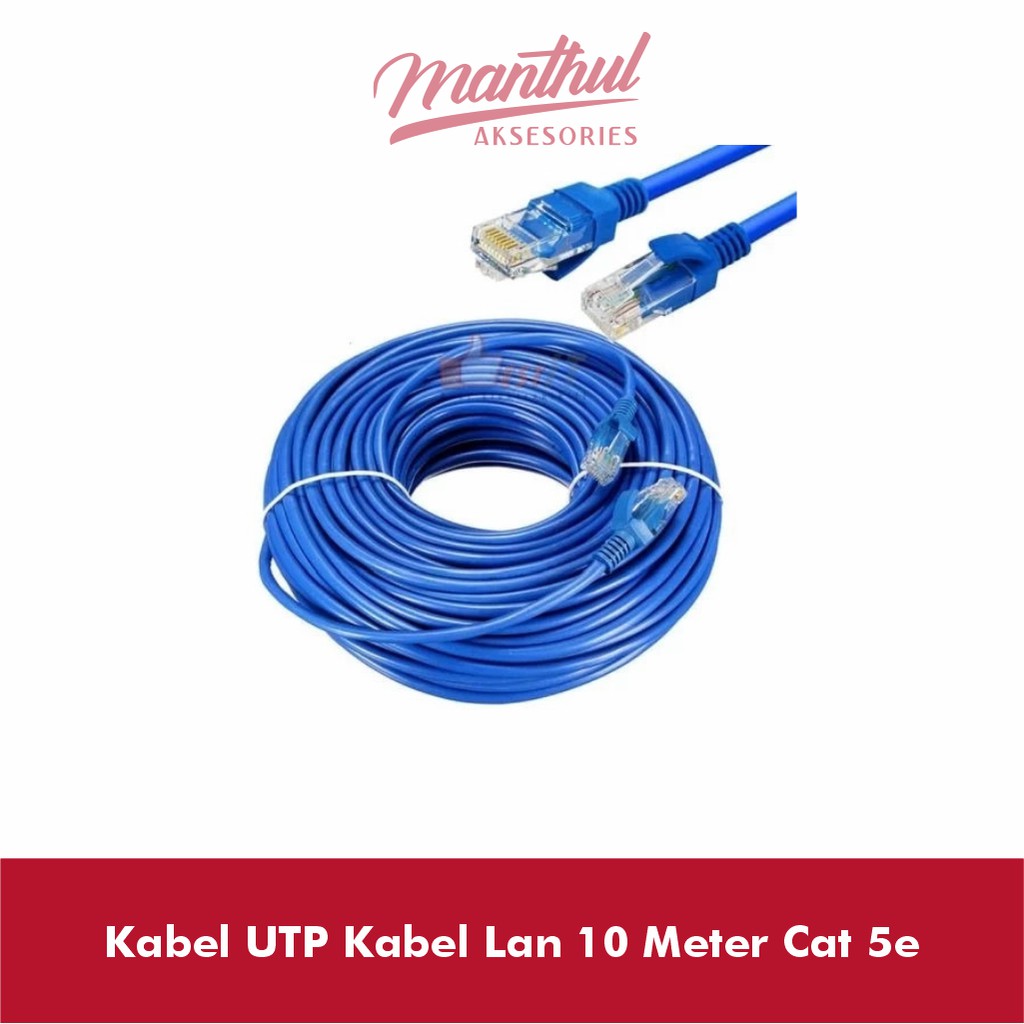 Kabel UTP Kabel Lan 10 Meter Cat 5e