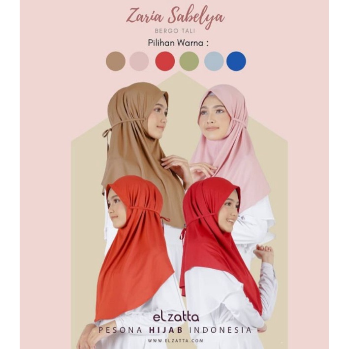 elzatta zaria sabelya bergo maryam