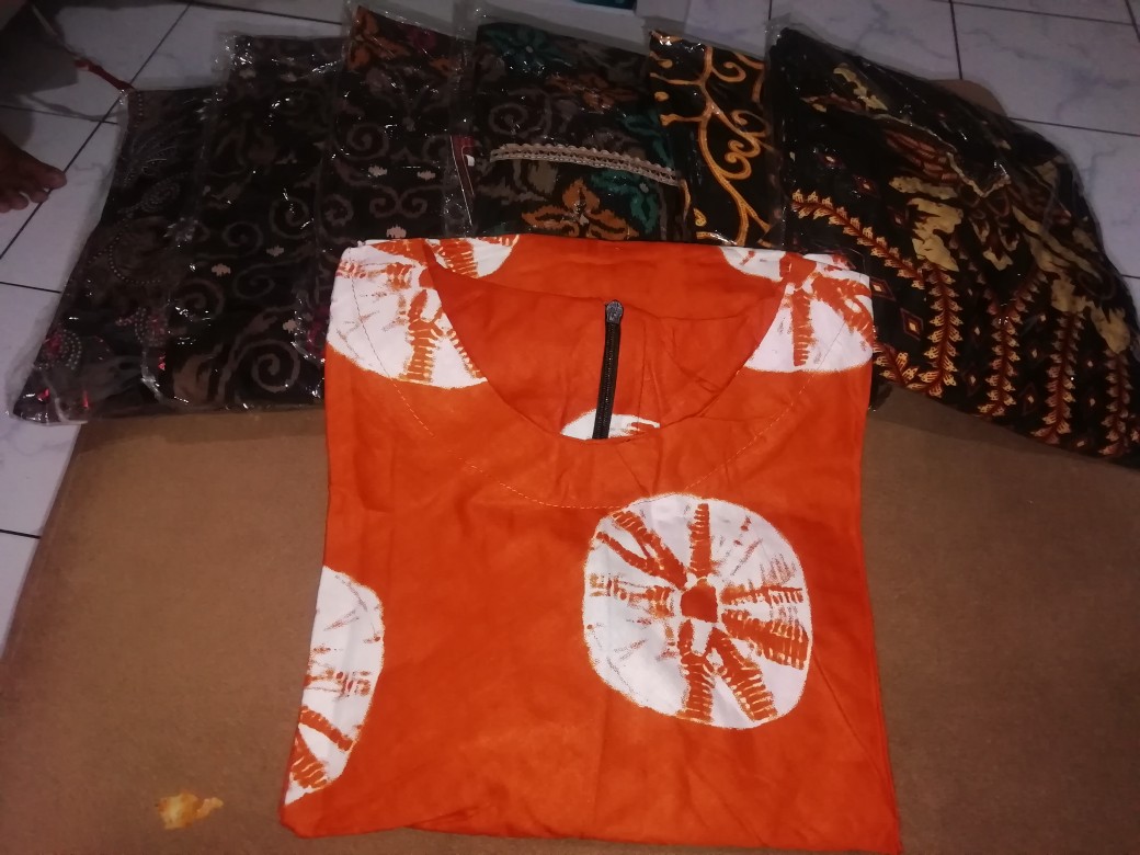 Coupel Gamis Batik Kembang Gunungan Batik Sabdaku