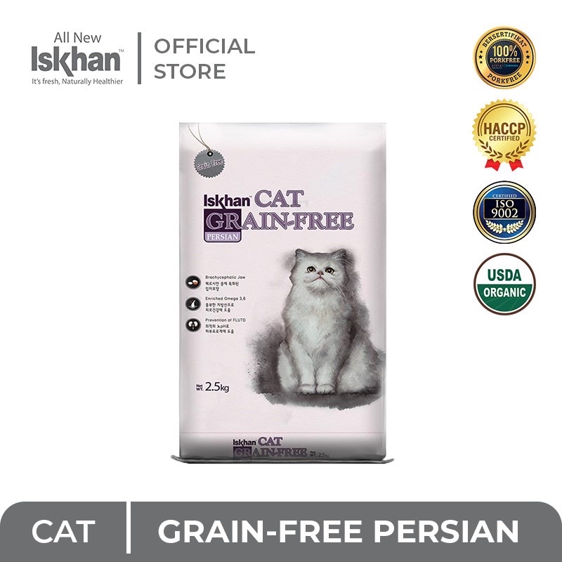 Iskhan Cat Grain Free Persian 2.5kg Freshpack Iskhan Persian Cat Food