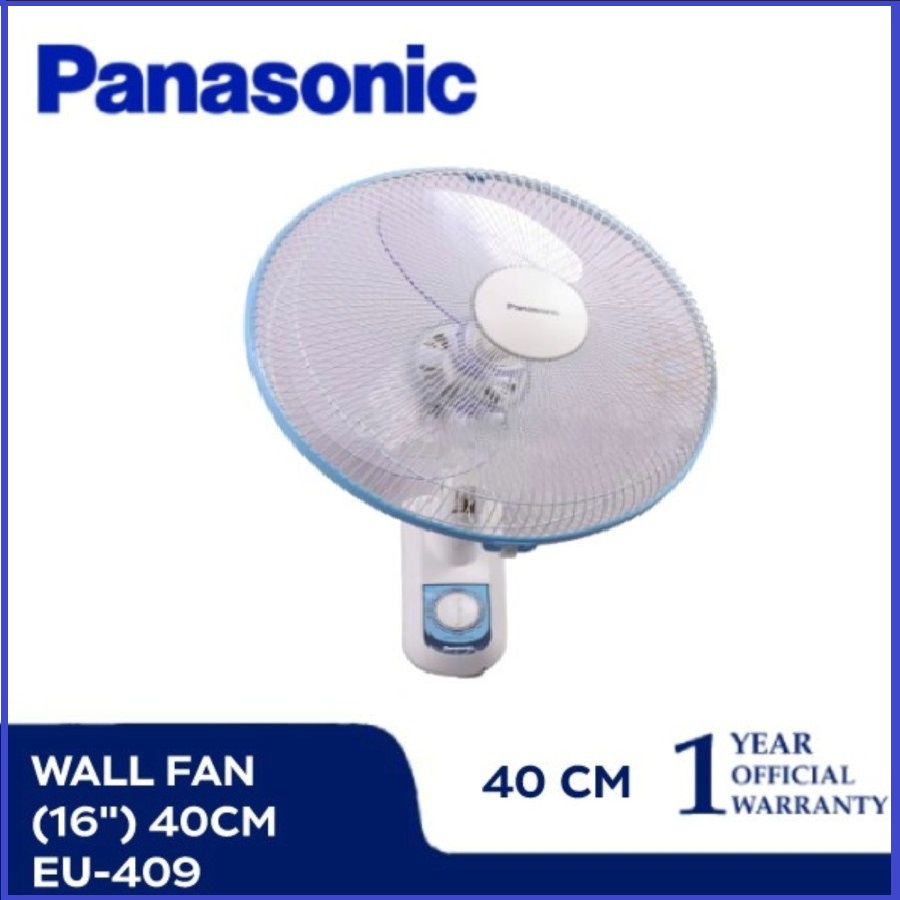 KIPAS ANGIN DINDING PANASONIC 16&quot; 16INCH F-EU409 WALL FAN F EU 409 GARANSI RESMI