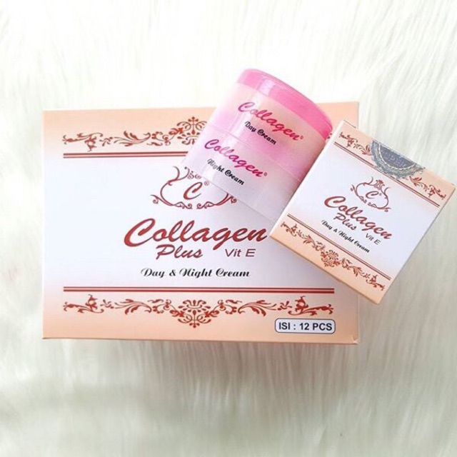 [ original ] cream collagen siang malam / collagen rantang