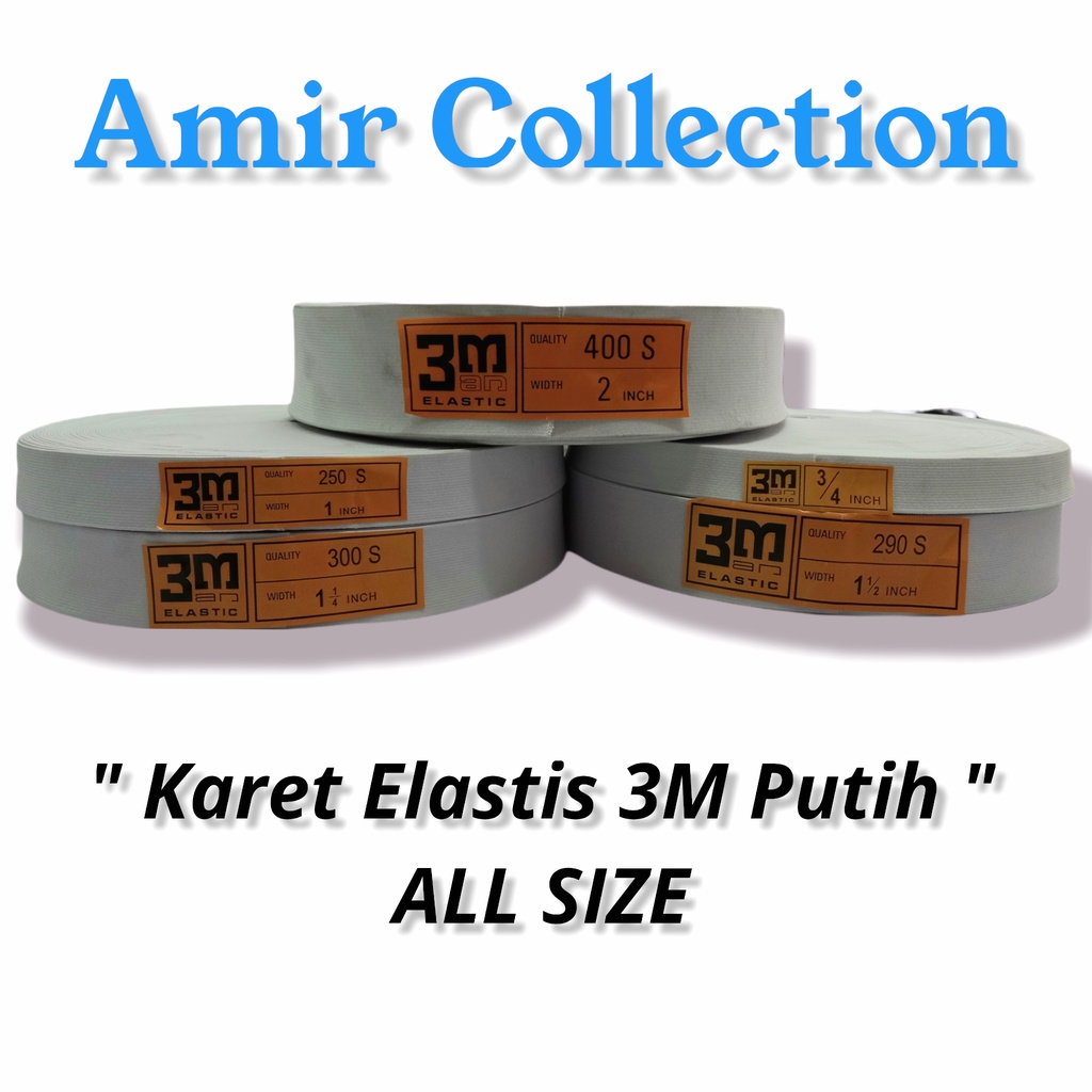[ METERAN ] Karet 3M Elastic
