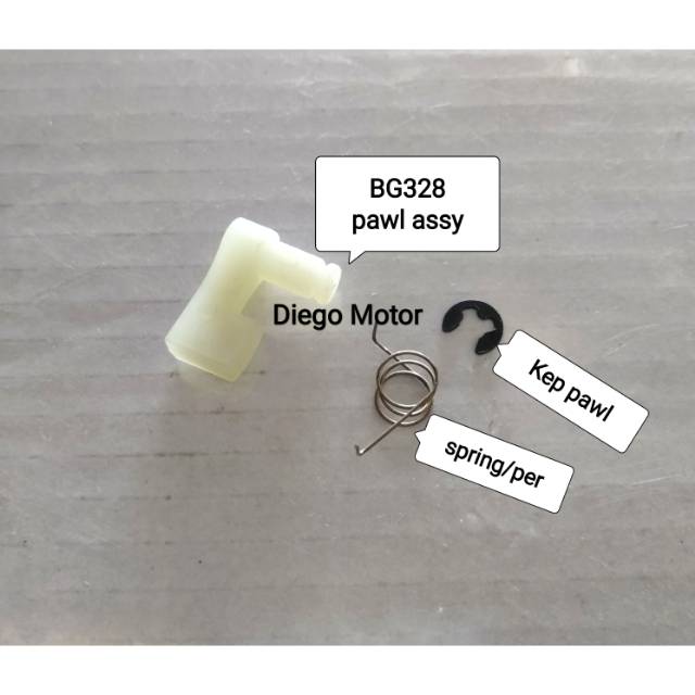 Pawl assy kuda kuda engkol komplit mesin potong rumput tipe BG328 318 368