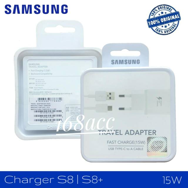 Charger Samsung Fast Charging Tipe Usb C S8 S8+ S9 S9 Plus S10 Note 8 9 Original