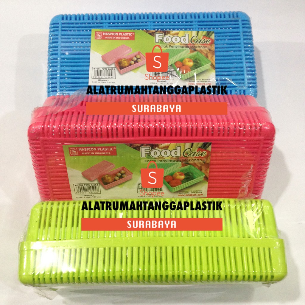 1pc Food Case Maspion S / Keranjang Plastik Tutup Serbaguna / Tempat Surat / Tempat Sendok Garpu / K