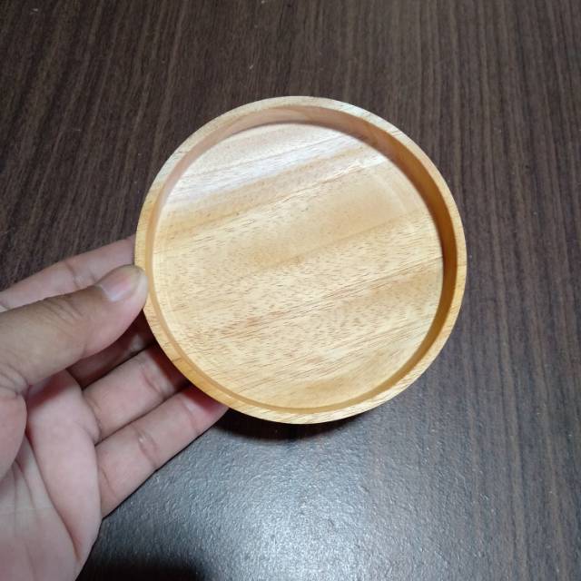 Tatakan Gelas Kayu / Tatakan Cangkir / Alas Gelas Kayu / Coaster Mahoni &amp; Jati