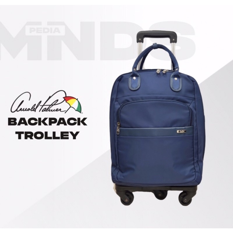 Tas Trolley Arnold Palmer Travel Bag Trolley Bisa dilepas 08139- Biru