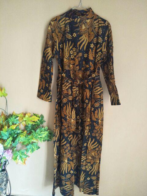 Gamis Batik Modern Simplegamisbatikwanita-gamisbatikjumbo-gamissyari-gamisbatikkombbinasi-dressbatik