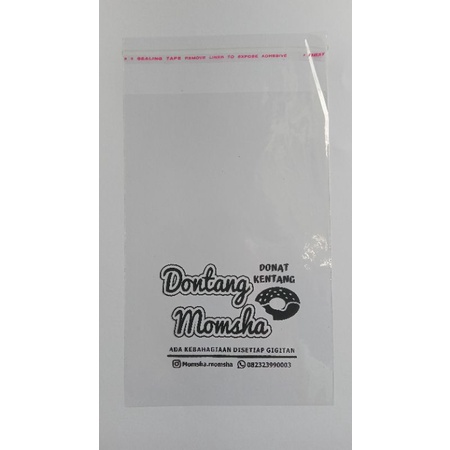 

Sablon plastik OPP ukuran 12x18, 14×18 dan 15x18 tebal 40 micron