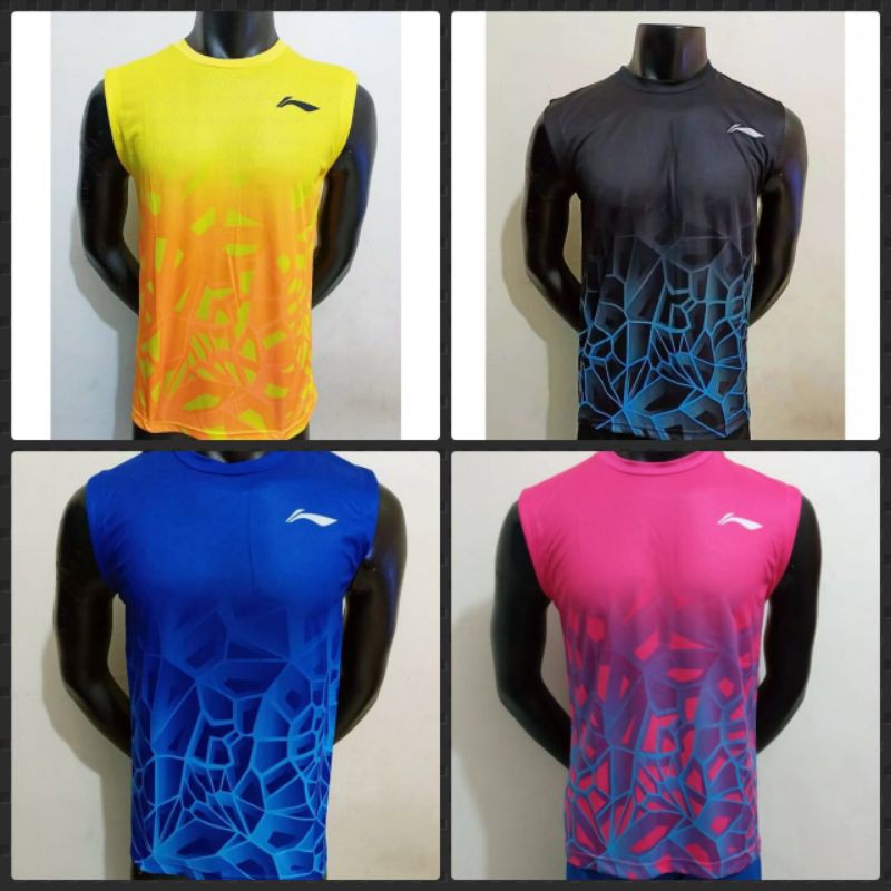 BAJU SINGLET BADMINTON L150P/ ATASAN BADMINTON DEWASA LINING