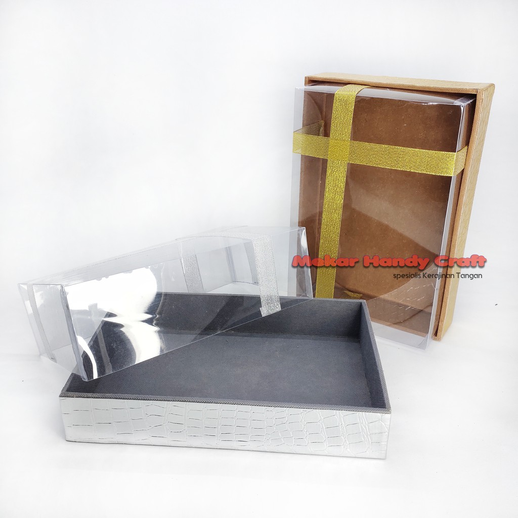 KOTAK SESERAHAN PERNIKAHAN HANTARAN MIKA PENDEK SINTETIS SATUAN