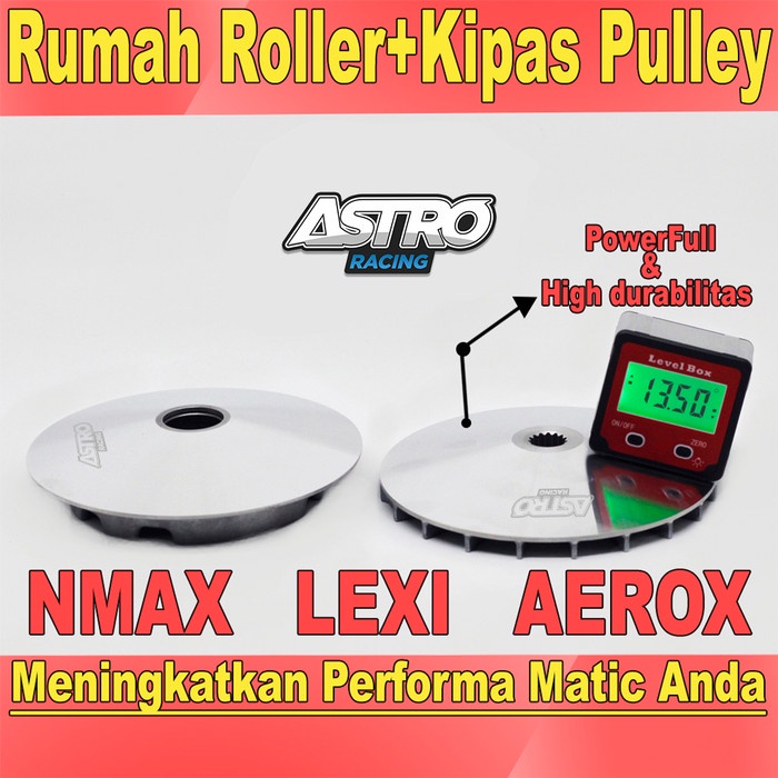 Pulley Rumah Roller NMAX AEROX 155 LEXI 125 Upgrade CVT Astrocustom - LEXI