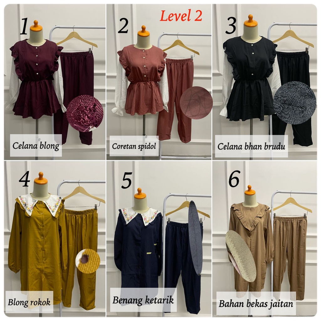 (A) RIJEK SETCEL SHAKILA LEVEL 1 DAN LEVEL 2