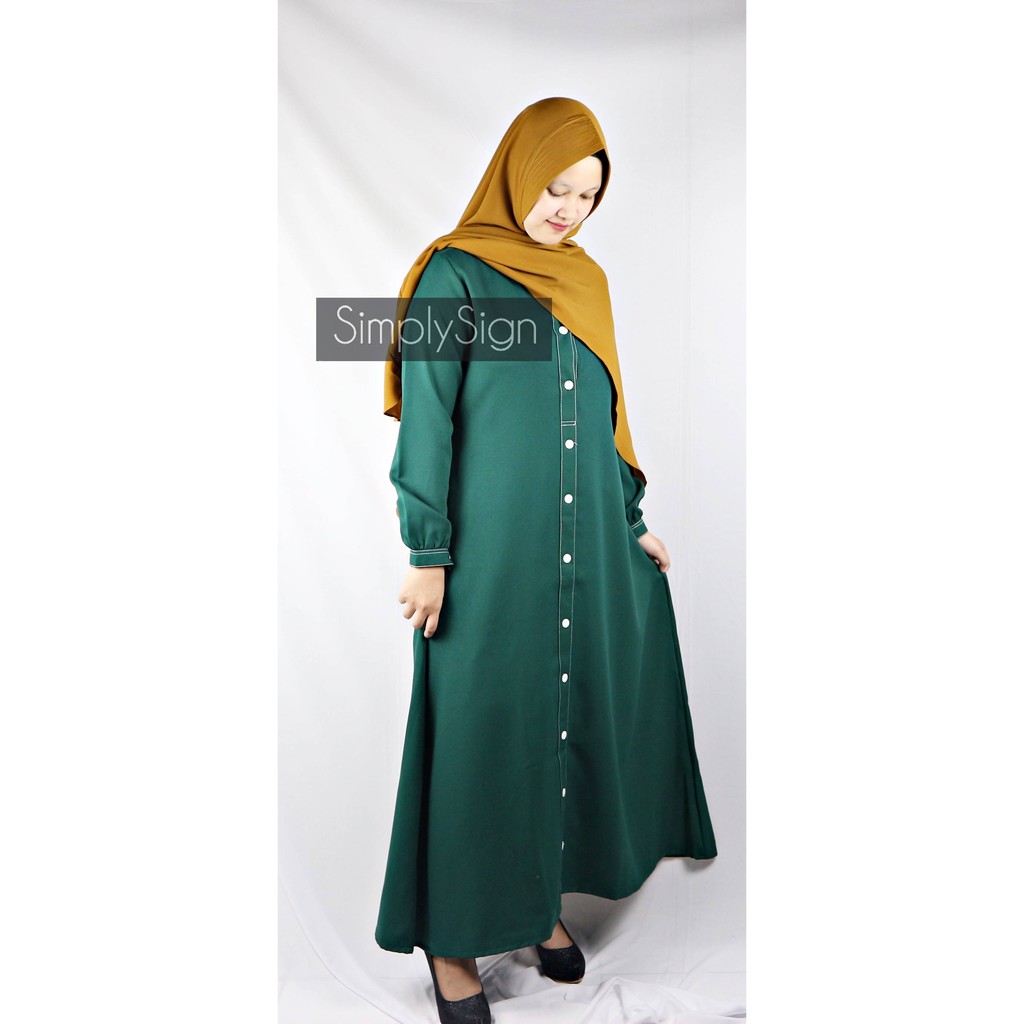 Kara Long Dress | Gamis Basic | Gamis Polos