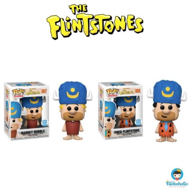 Jual Funko POP! The Flintstones - Barney Rubble & Fred Flintstone Water ...