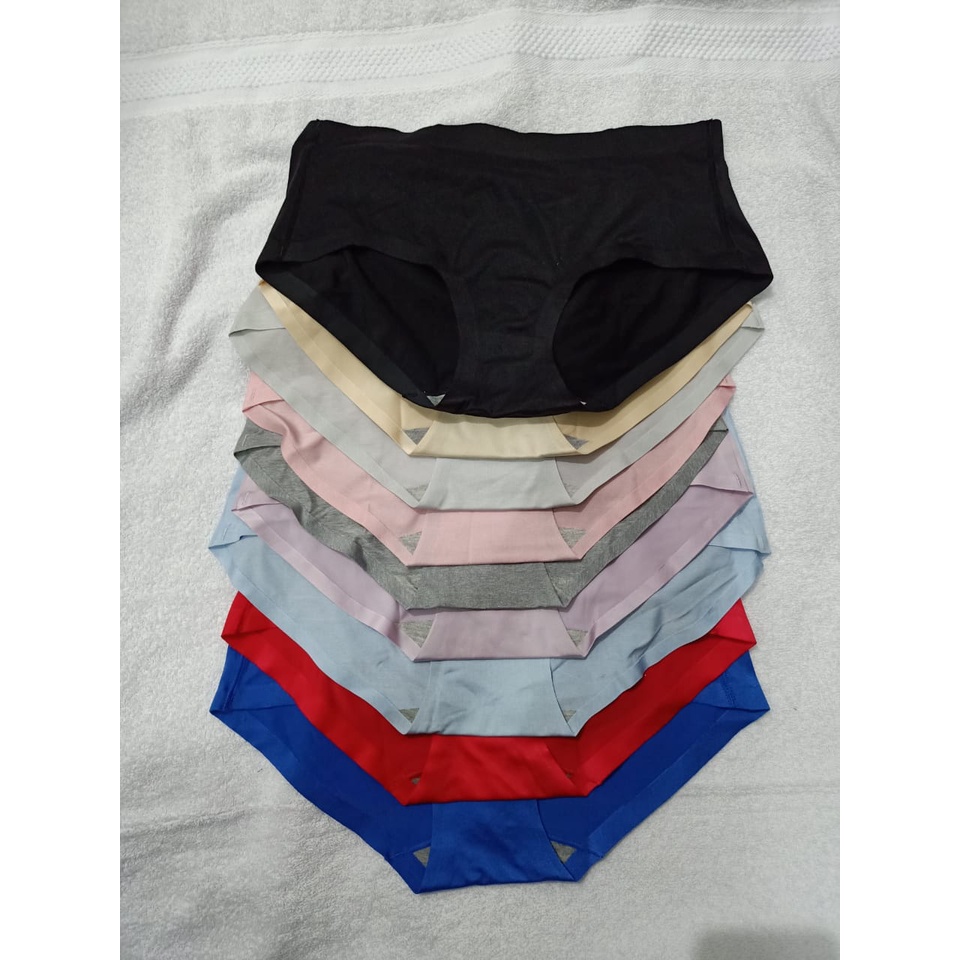 CD IMPORT WANITA BAHAN SEAMLESS POLOS WARNA RANDOM CELANA DALAM