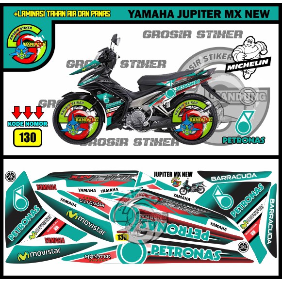 STRIPING VARIASI YAMAHA JUPITER MX NEW PETRONAS