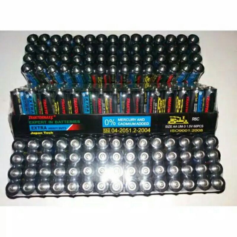 BATERAI AA TRACKTOR MAXX baterai untuk jam dinding mainan dan lainnya isi 4biji