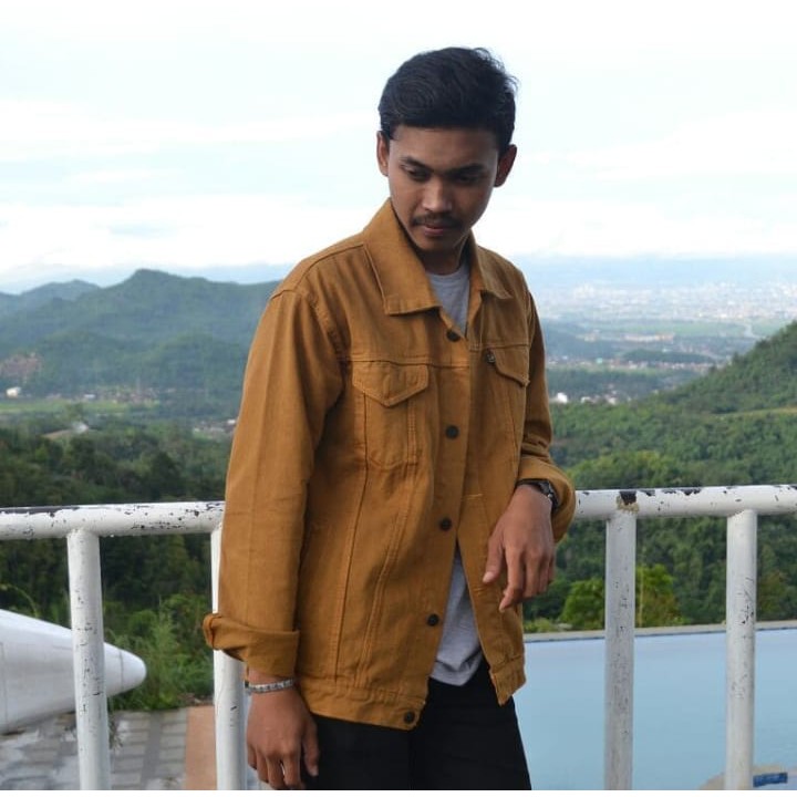 Jaket Jeans Denim / Jaket Jeans Pria Polos / Jaket Jeans Polos Kuning
