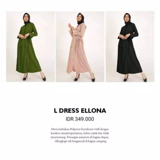 DAUKY L DRESS ELLONA/DRESS DAUKY/DRESS POLOS/DRESS KEKINIAN