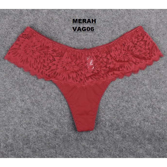 Celana Dalam Wanita Thong Lace G-string VAG