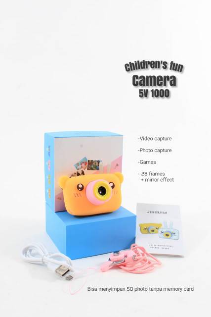 Mainan Kamera Anak CHILD CAMERA BUNNY / BEAR 5V 1000