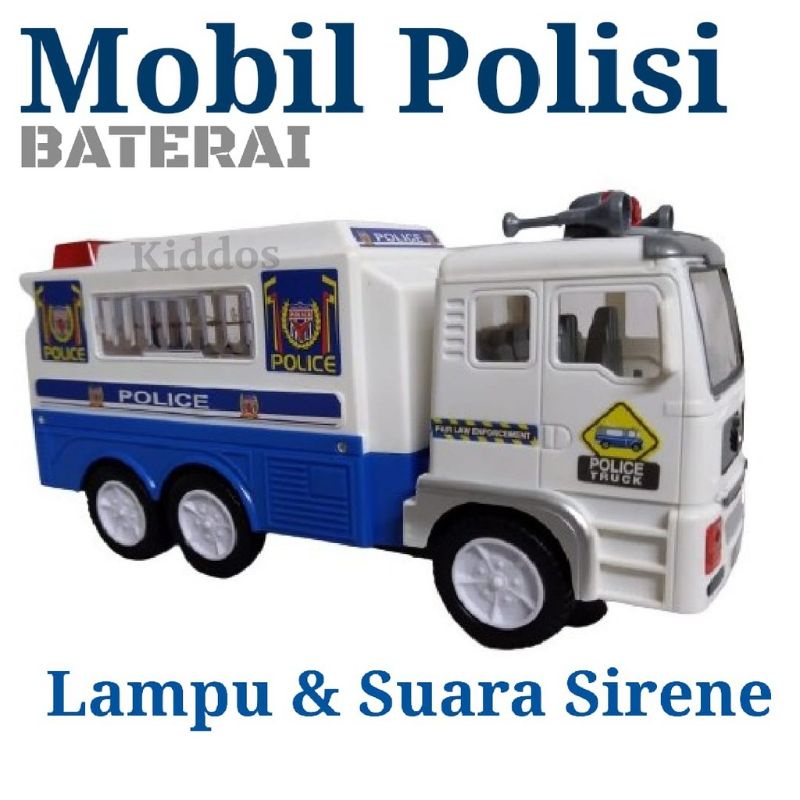 MAINAN ANAK MOBIL TRUCK POLISI JY678