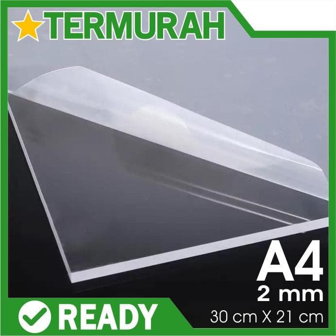 

Dijual Acrylic Transparan 2mm A4 - Akrilik Bening Transparant Diskon