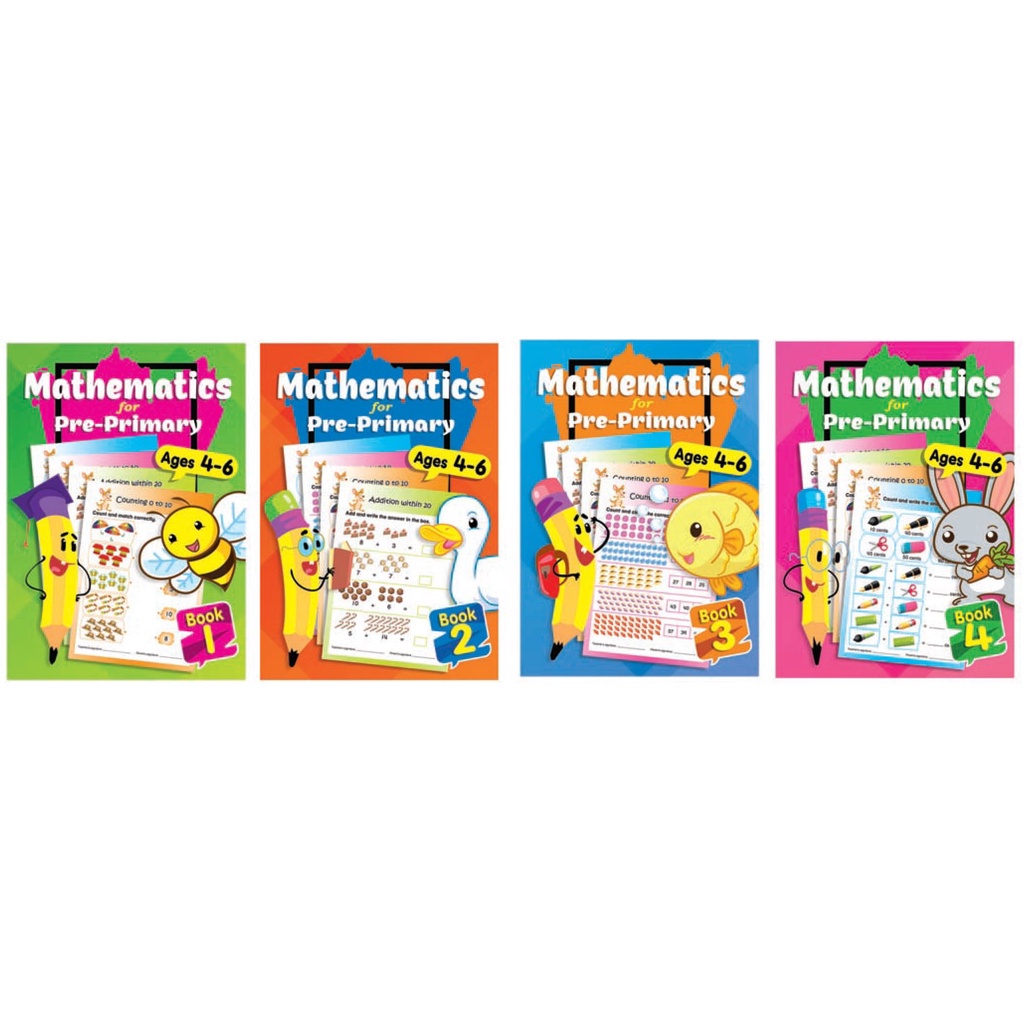 Mathematics Workbook for Pre Primary - buku lks latihan matematika TK SD