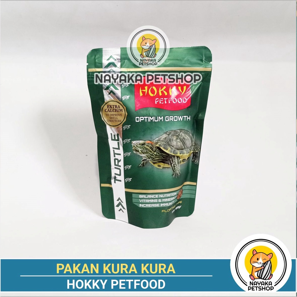 Hokky Petfood 100 gr Pakan Kura Kura Murah Stick Pelet Makanan KuraKura Brazil