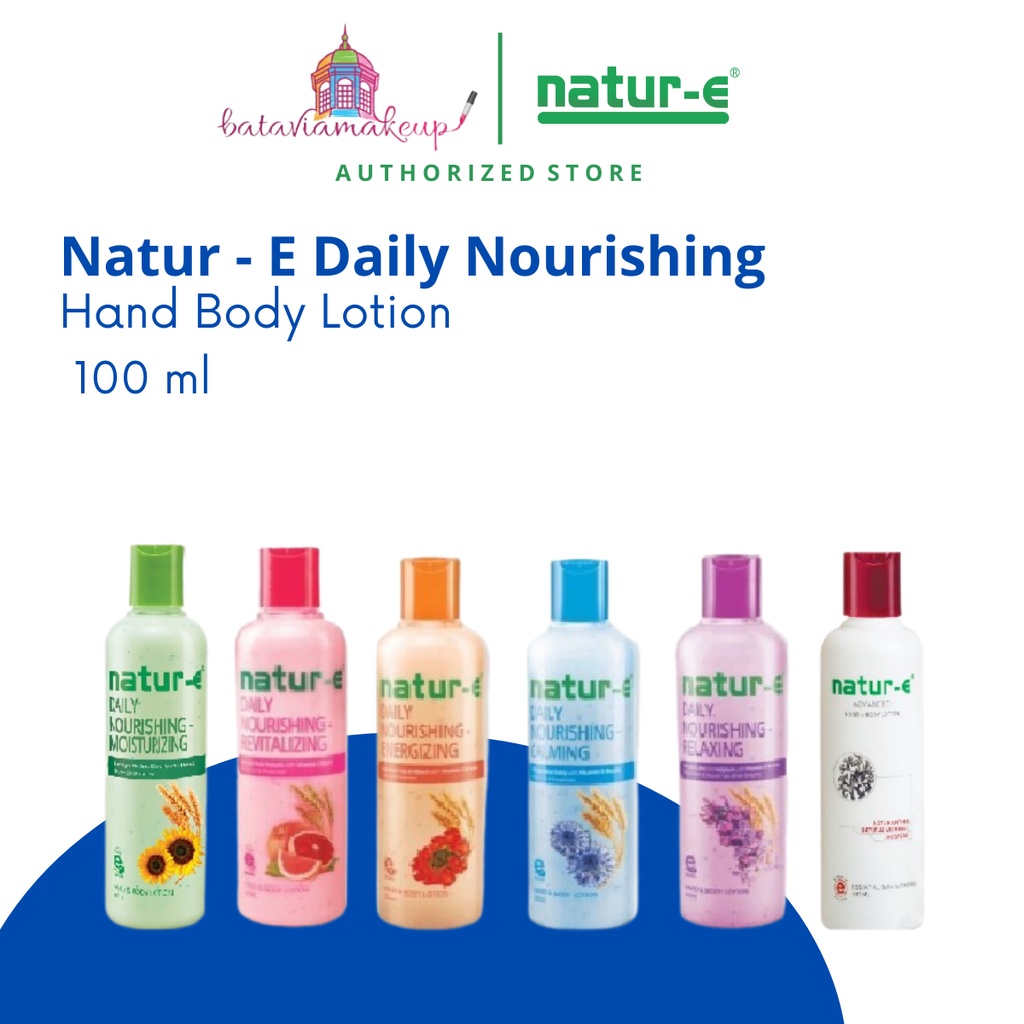 Natur - E Daily Nourishing Mousturizing Hand &amp; Body Lotion 100ml/Lotion Tubuh/Perawatan Kulit