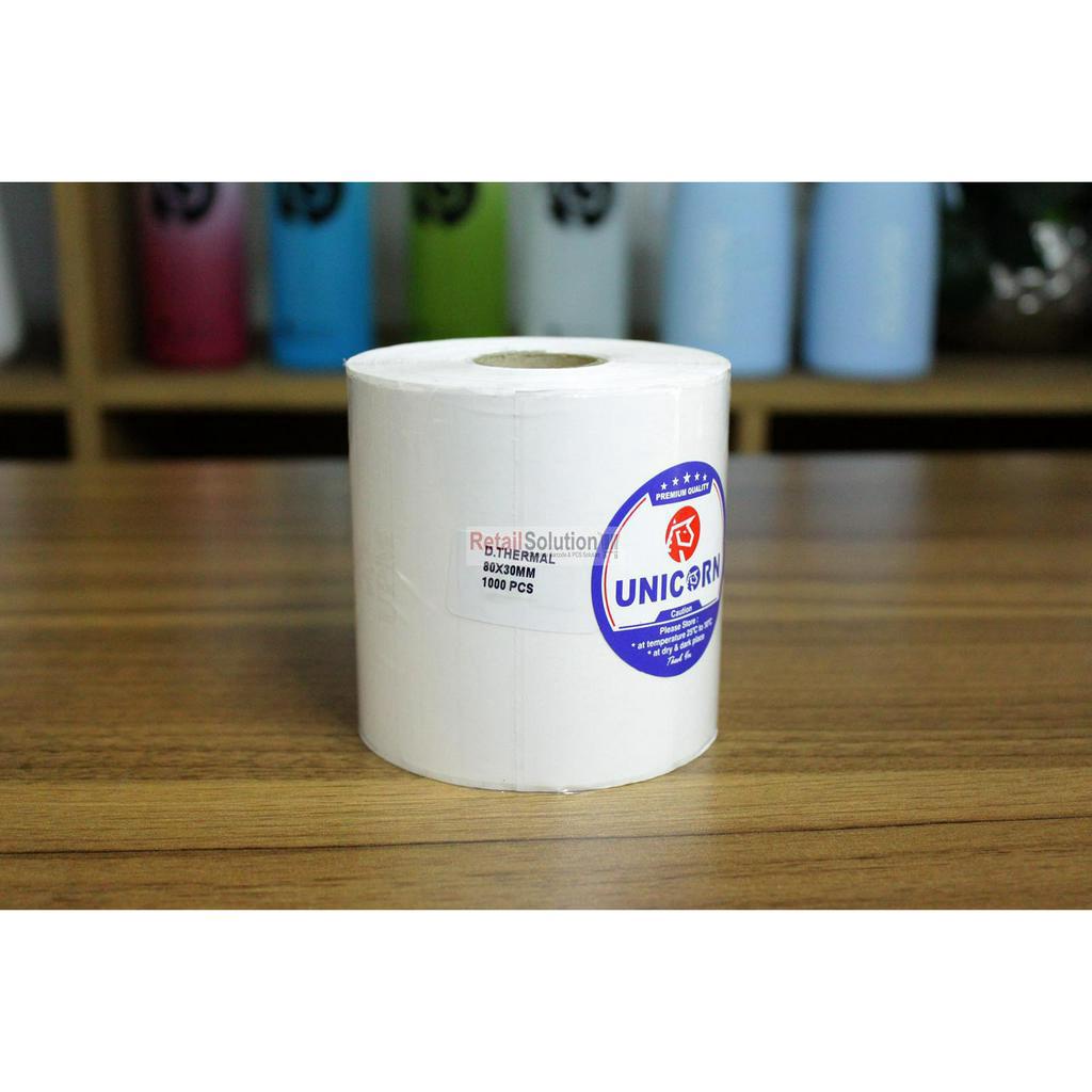 Stiker Label Thermal Barcode 80x30 mm / 80x30mm / 80 x 30 mm / 8x3 cm