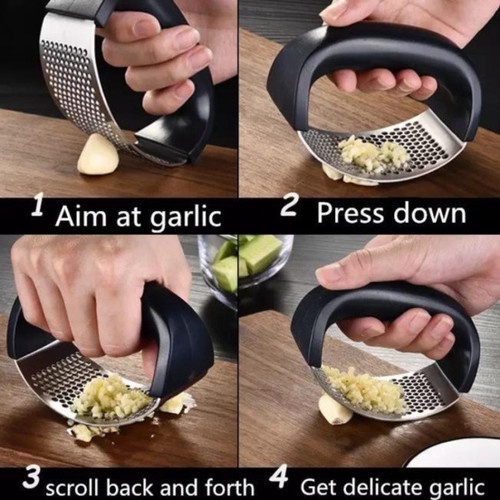 Garlic Press Crusher Alat Penghancur Penghalus Bawang Putih Jahe