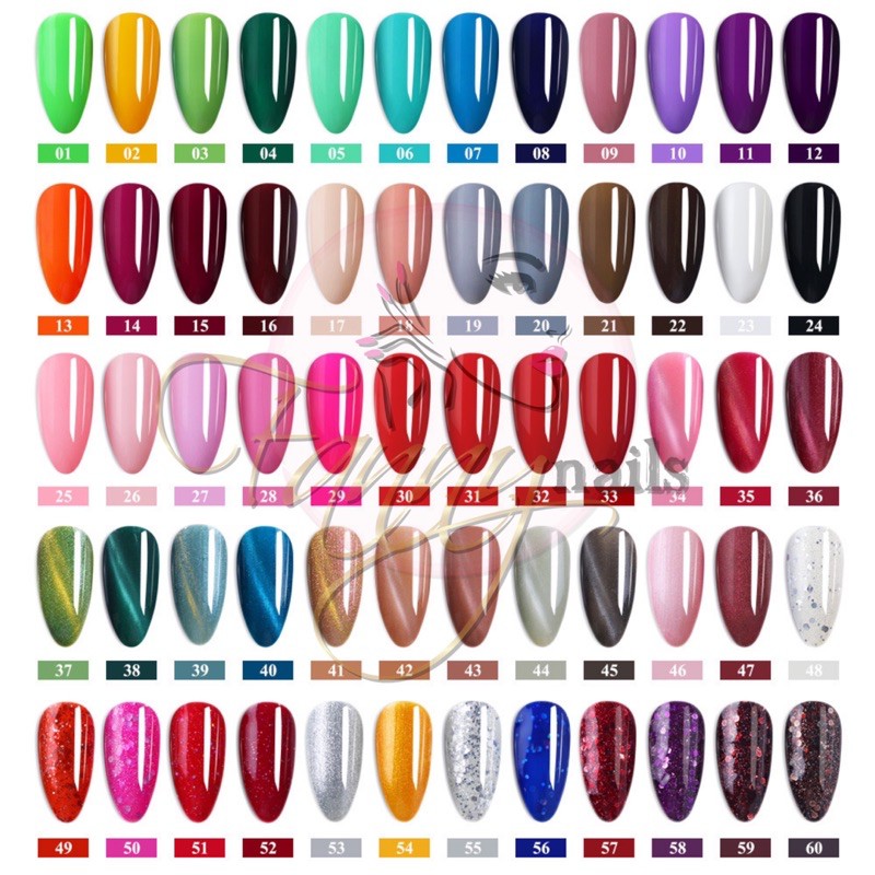 (1-20) FULL BEAUTY gel polish 7ml soak off gel polish uv led lamp kutek gel nailart